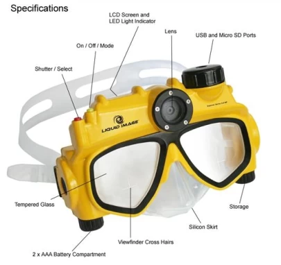 Underwater Digital Camera / Video Mask